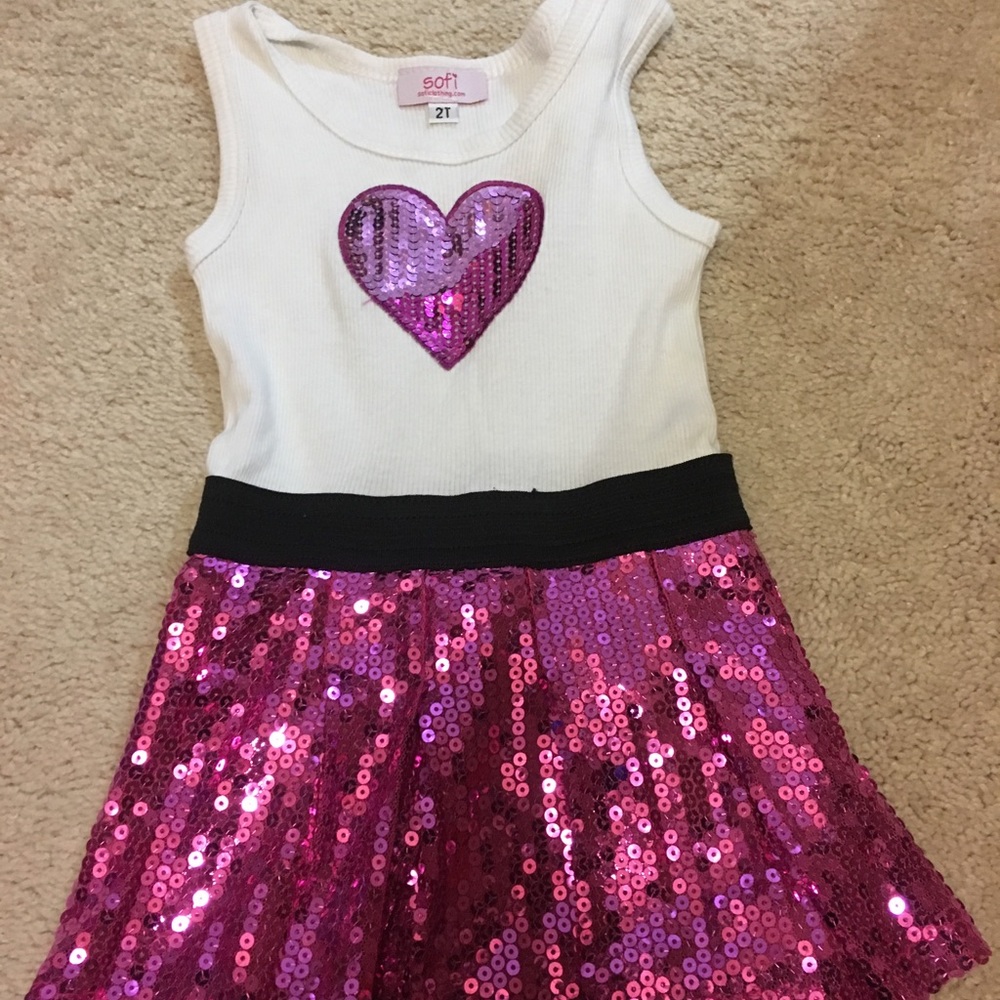 Cute Sofi sequin heart dress